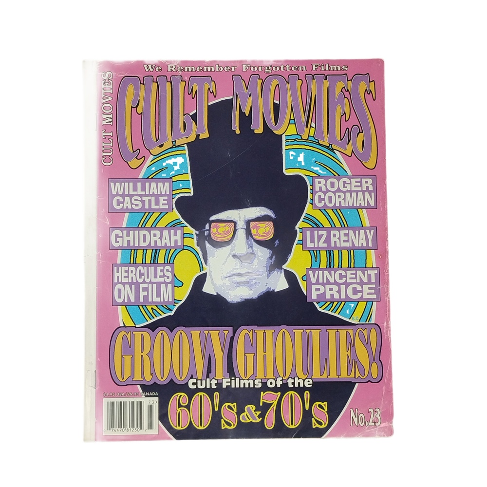 Cult Movies Magazine 23 1997 Vincent Price Roger Corman Horror Sci-Fi Film Zine